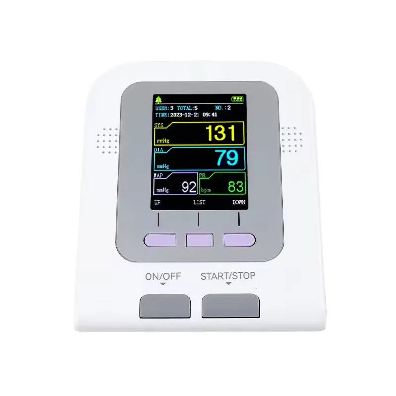 CONTEC08A veterinary digital blood pressure monitor with LCD screen and animal cuffs