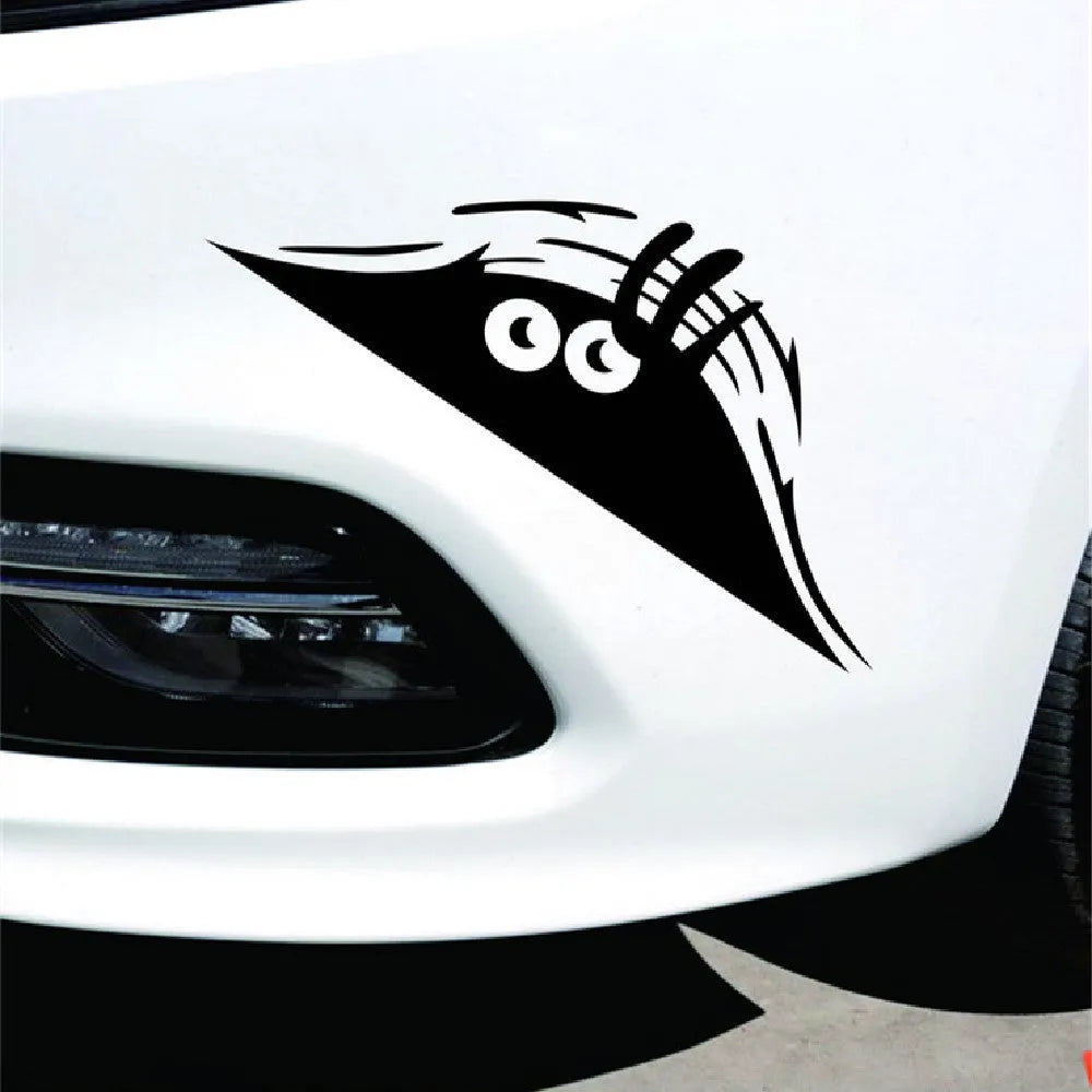 Pack of four self-adhesive body stickers showing smiley and angry face designs measuring 19cm by 7cm.