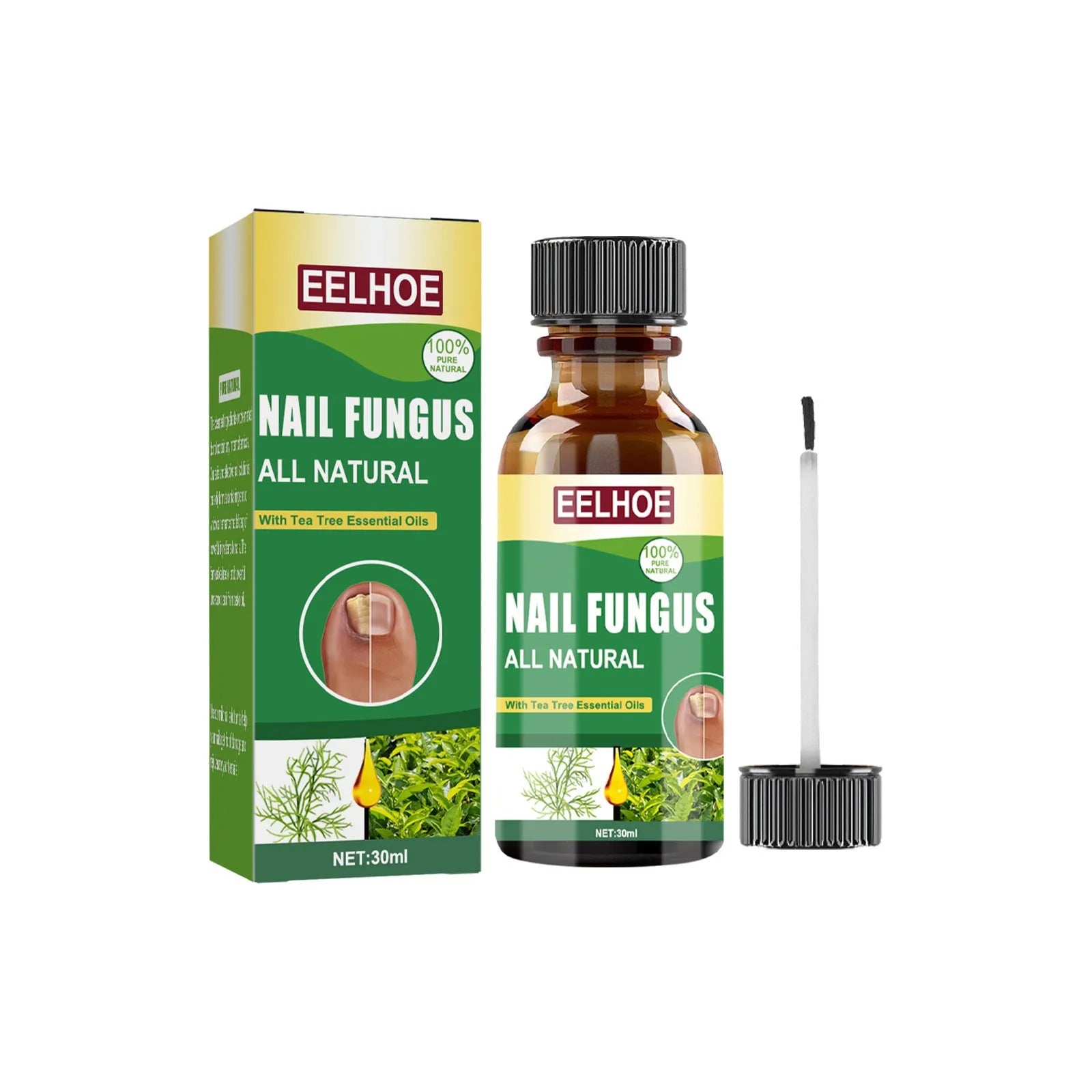 30ml bottle of tea tree oil nail repair solution for hand and foot care
