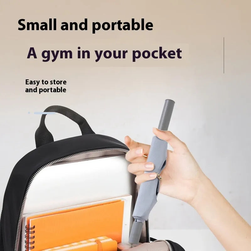 Yoga multi-function stretching tool for shoulder, back and hip flexibility in grey or pink