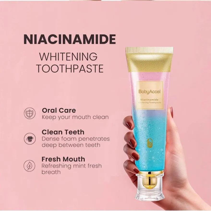 100g nicotinamide whitening toothpaste tube for adult dental care and stain removal