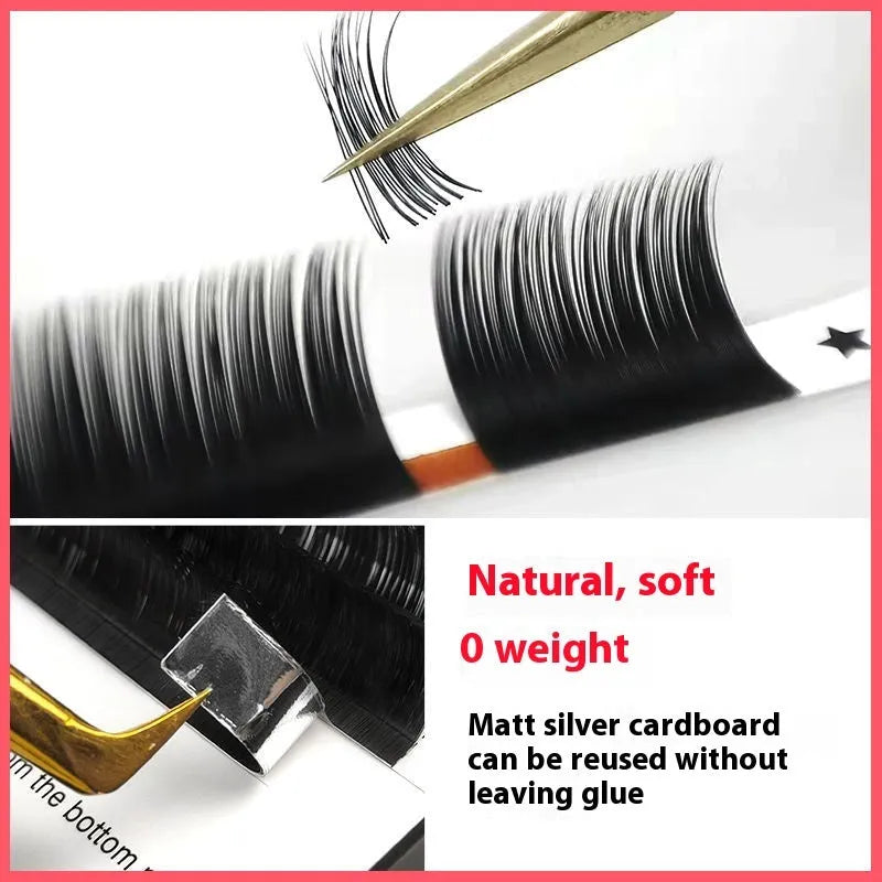 16-row dense mink hair false eyelashes with matte round wool design in various length options