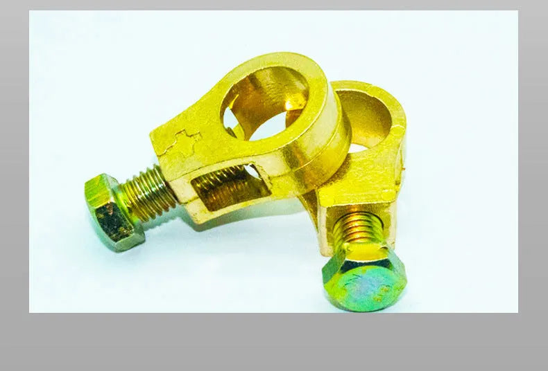 Pure copper battery wiring clamp with patented clip design for car battery connections