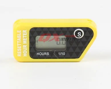 Black waterproof LCD maintenance timer with YSDS model marking for vehicle service intervals