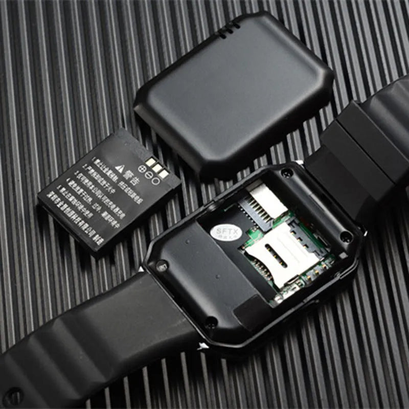 Smart watch with 1.44-inch touch screen and adjustable wrist strap for Bluetooth calling and Android notifications