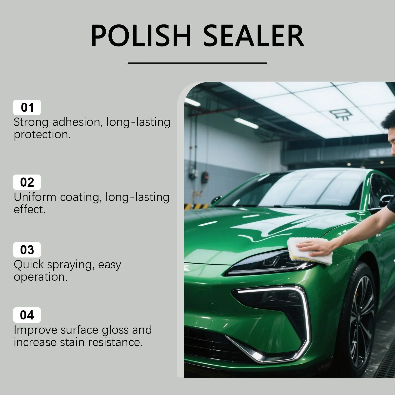120ml ceramic coating spray bottle for car paint protection and gloss restoration