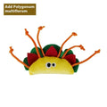 Polygonum multiflorum wooden cat chew toys in burrito, cone, cucumber, mushroom, pineapple, and pizza shapes with catnip plush
