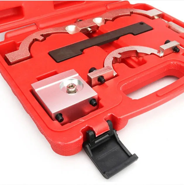Red chrome-vanadium steel timing tool kit for Opel 1.4T LUJ engine repair