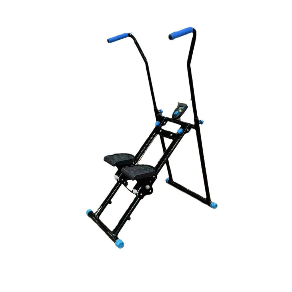 White foldable treadmill climbing machine for home fitness exercise