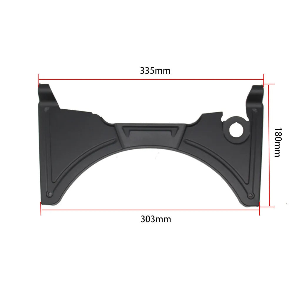 Black motorcycle cockpit fairing accessories for BMW R1250GS and R1200GS adventure models