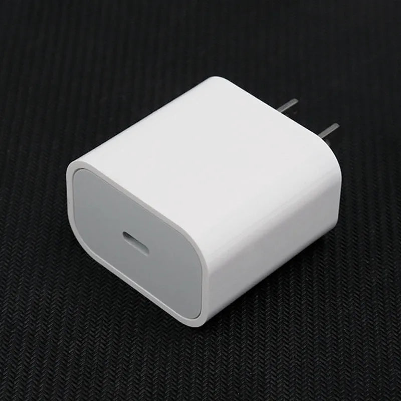 PD20W mobile phone charger with USB port and plug options