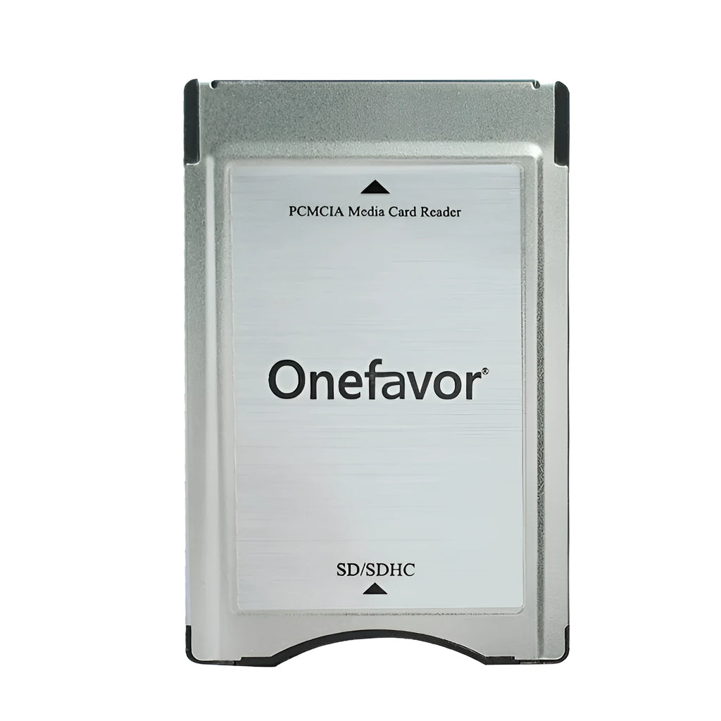 SD to PCMCIA adapter card with stainless steel housing for Mercedes-Benz vehicles with 32GB SD card