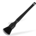 Black car detailing brush with pig hair bristles and PP handle in two size options