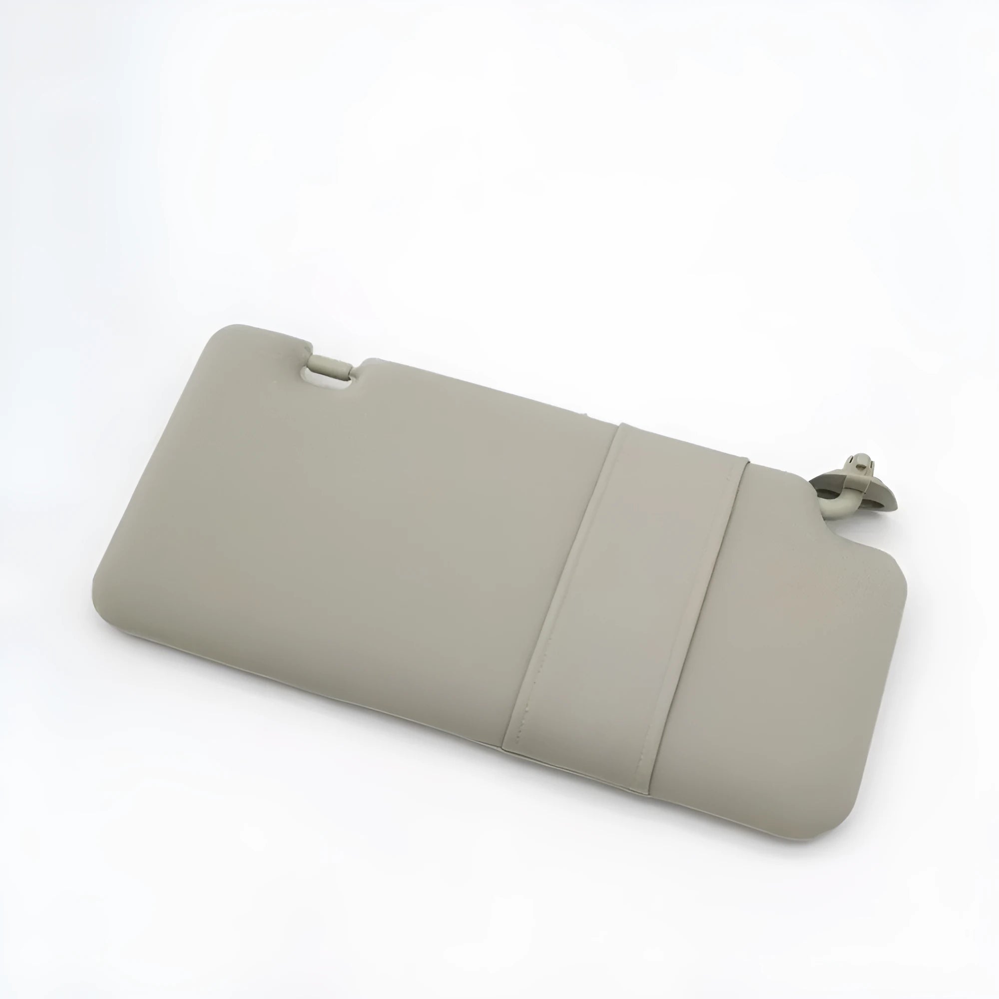 Beige Nissan Lida sun visor with cosmetic mirror for 2005-2012 models