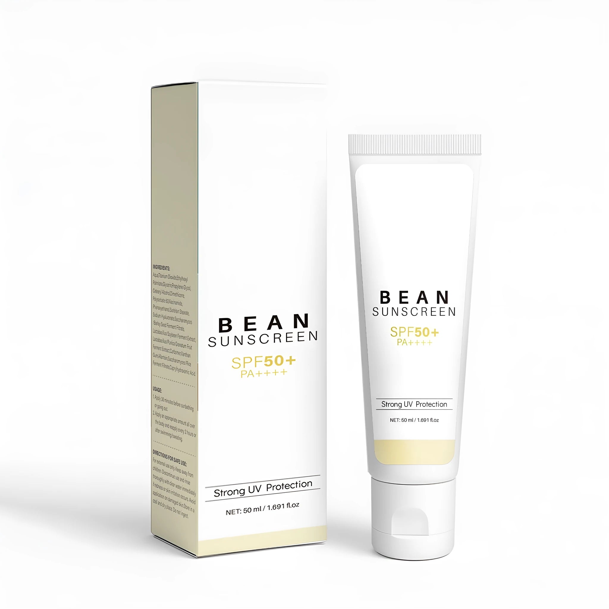 Waterproof UV protection makeup primer cream in 50ml packaging