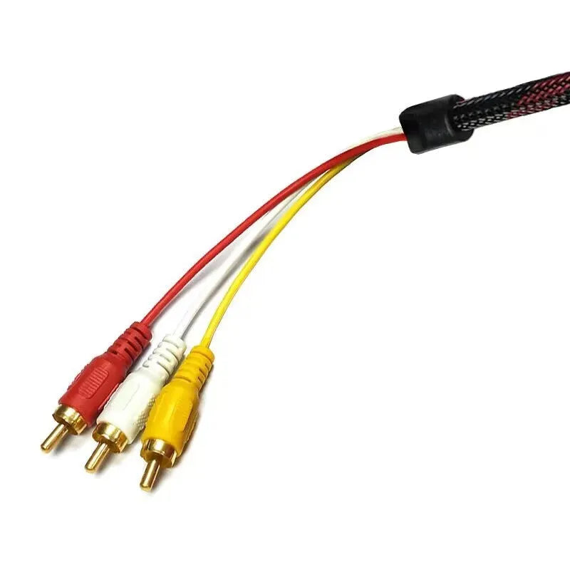 HDMI to AV15 conversion cable measuring 1.5 metres with alloy connectors