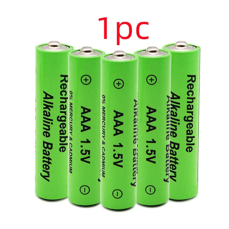 Alkaline rechargeable AA battery with 3000mAh capacity and 1.5V output