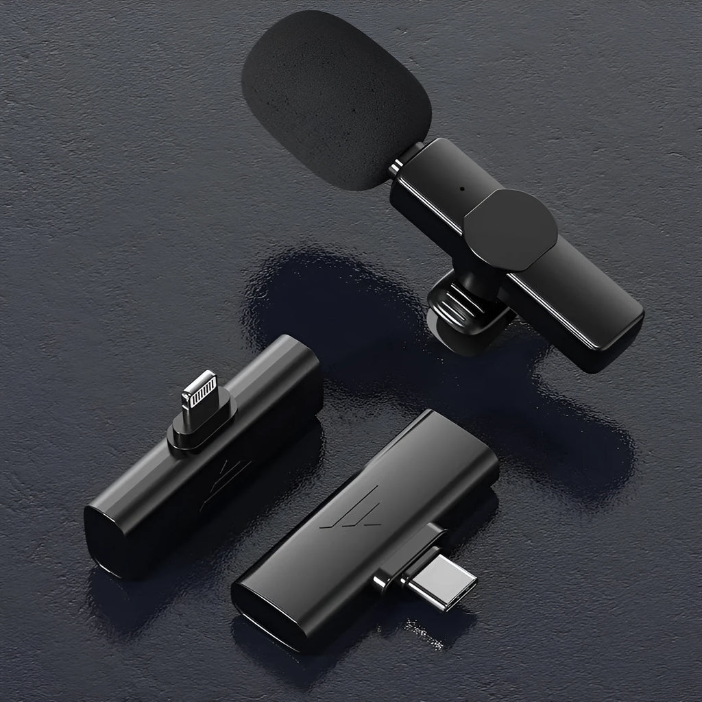 K3Pro wireless clip microphone with noise reduction for professional recording