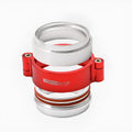 Aluminium fixed movement clamp for car turbine exhaust downspout in three sizes