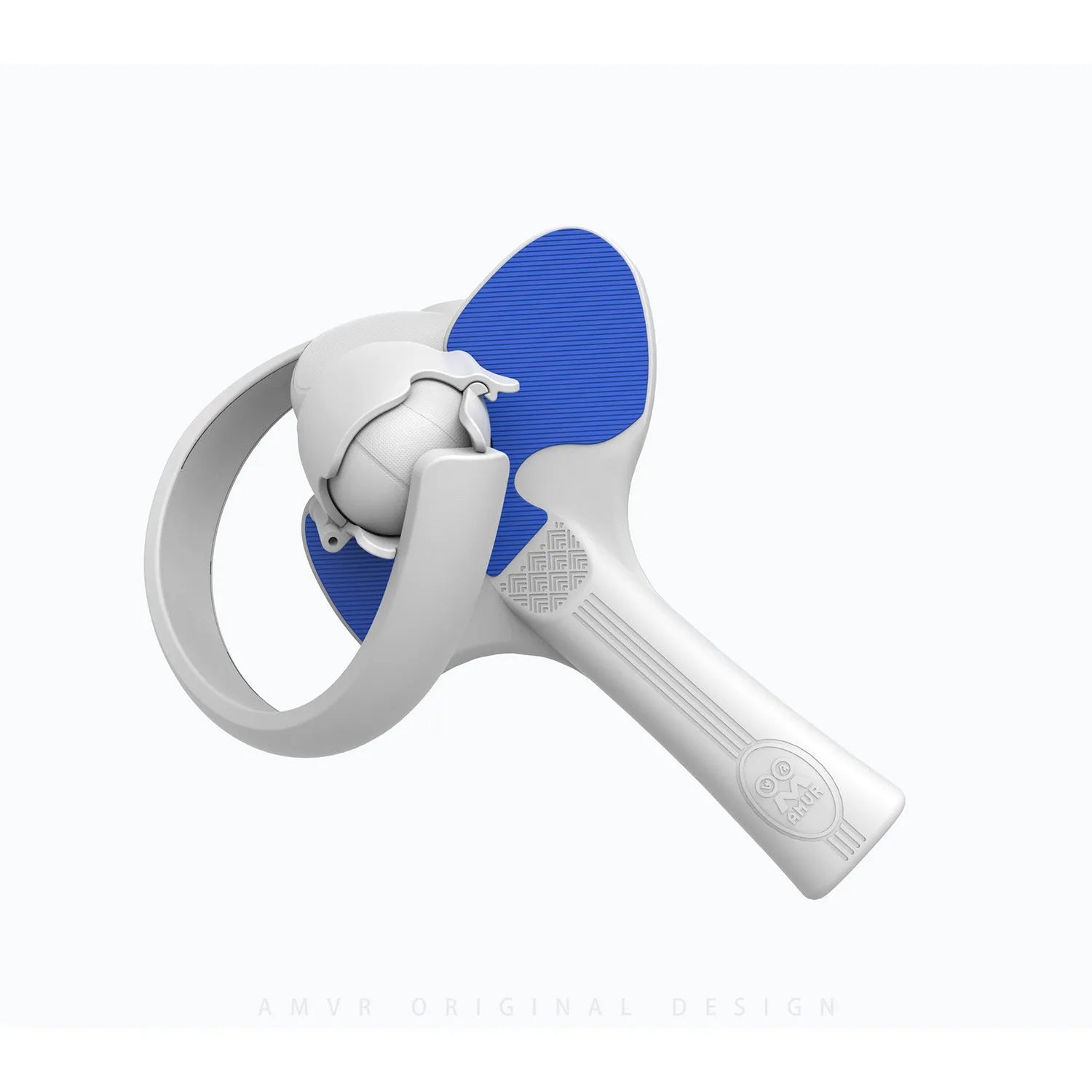 Red and blue Pico 4 controller table tennis hand grip accessory