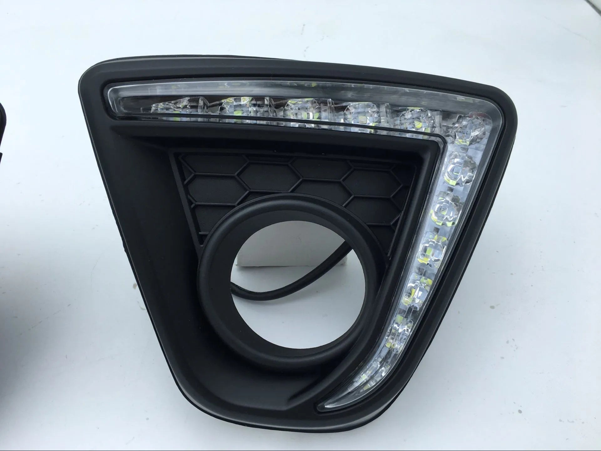 Set of two Mazda CX-5 LED daytime running lights with electroplated housing in various colour options.