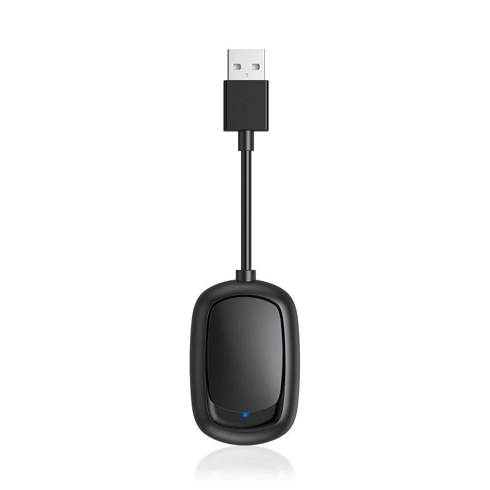Wireless CarPlay and Android Auto 2-in-1 car interconnection box with USB connector