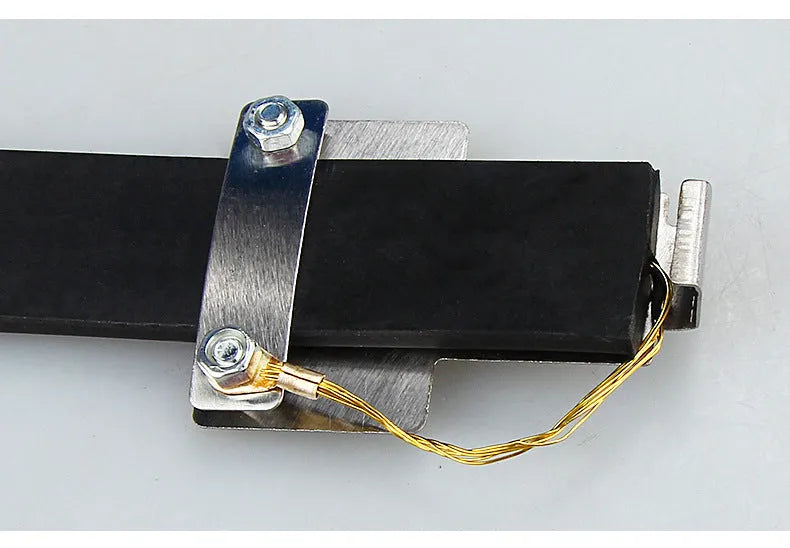 Black car electrostatic belt grounding chain with copper wire elements, 370mm length
