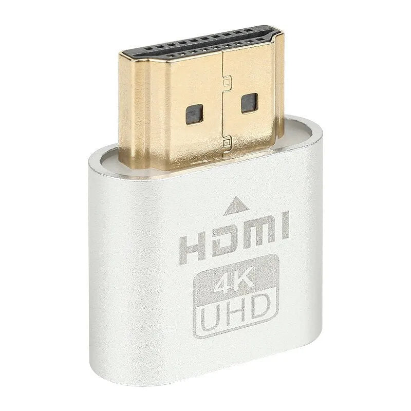 26.5mm graphics card spoof HDMI dummy plug virtual display adapter in multiple colour variants