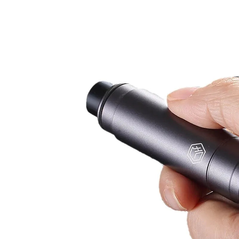 Gun grey aluminium alloy car safety hammer with bearing steel impact head for window breaking