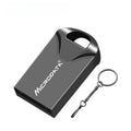 Metal car-shaped USB flash drive on a chain necklace in silver finish.