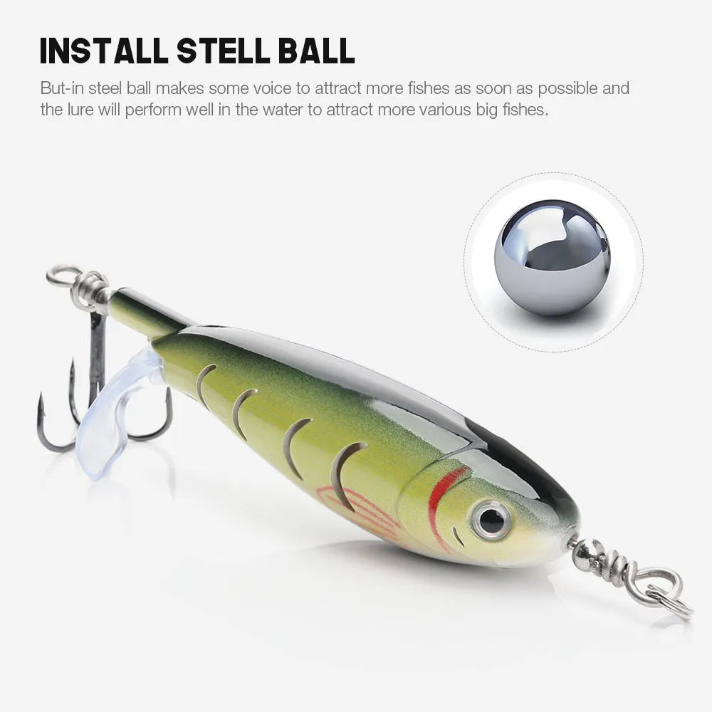 7.5cm road fishing bait lure in bionic design with multiple colour options