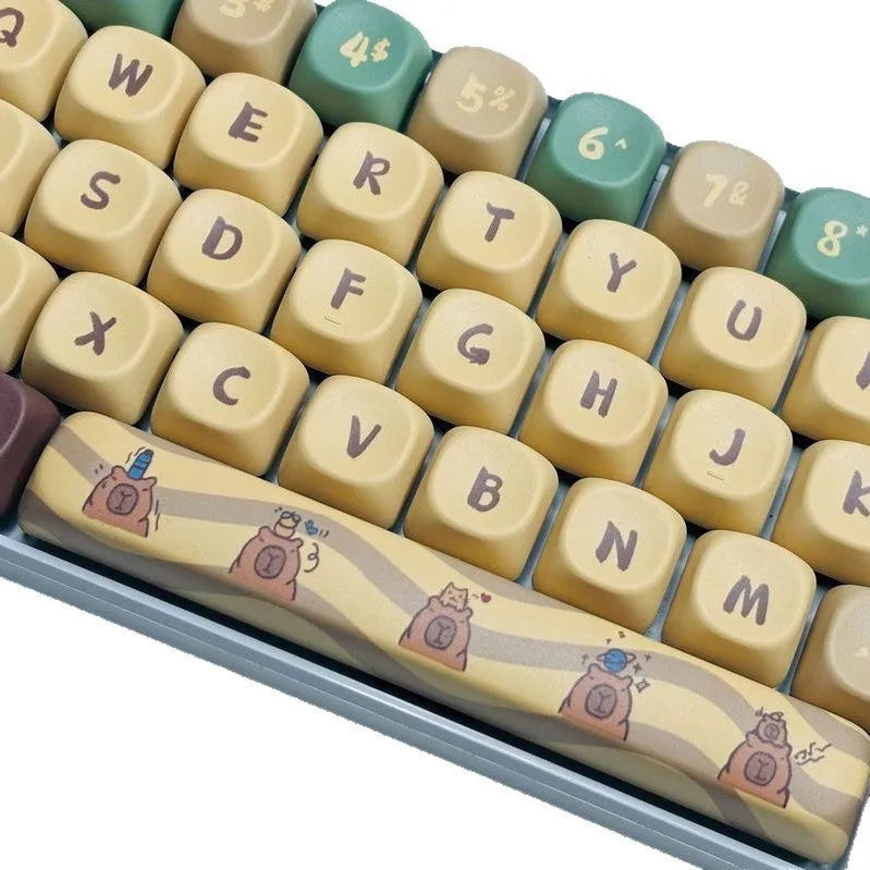 Capabala 130-key ABS plastic mechanical keyboard keycap set for Cherry MX switches