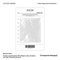 Happy Series non-adhesive message sticky notes pad in one of four colour options.