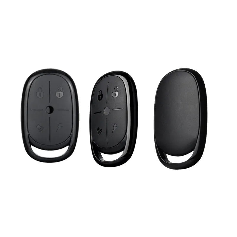 Electric car 433MHz wireless copy remote control with ABS plastic casing measuring 60x37x1.4mm