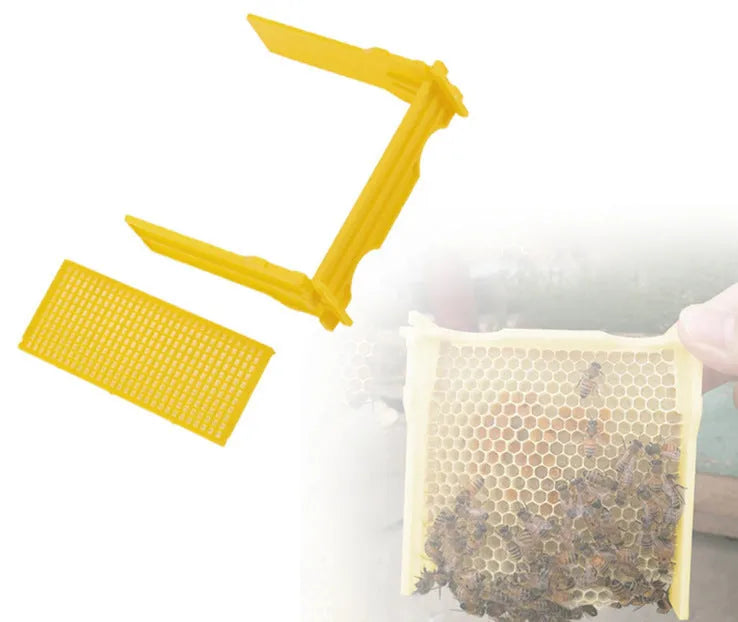 Three white EPS foam bee breeding delivery boxes for hive management