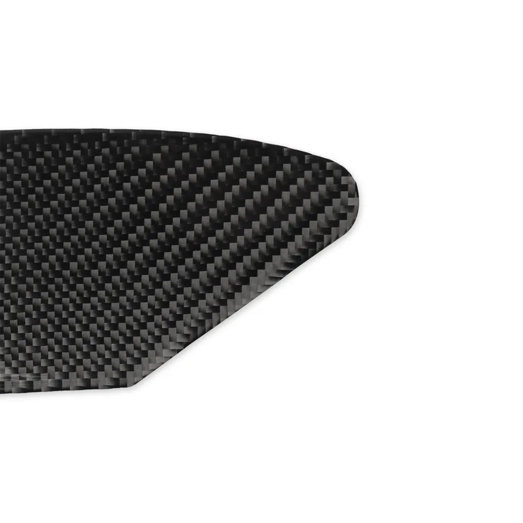 Carbon fibre USB charging port decorative sticker panel with adhesive backing