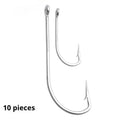 Alloy sea fishing hooks in multiple styles for ocean boat fishing targeting weever, snakehead and seahorse species