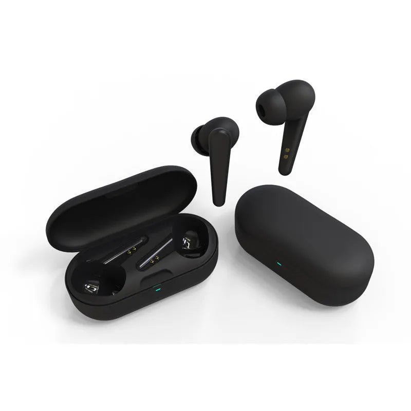ANC active noise reduction wireless headphones in multiple colour options with earplug-style in-ear design