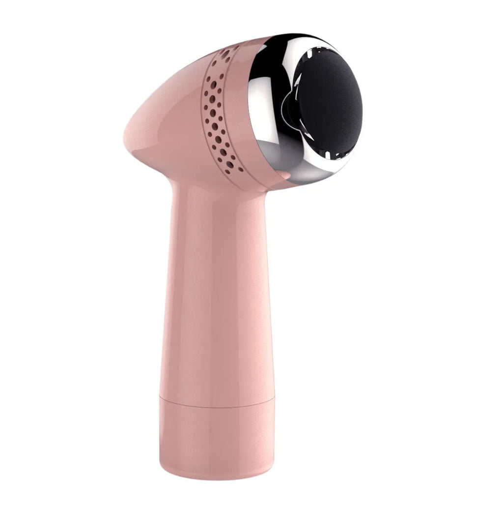 Electric vacuum foot grinder with quartz grinding head in gold, pink gold, or white silver finish