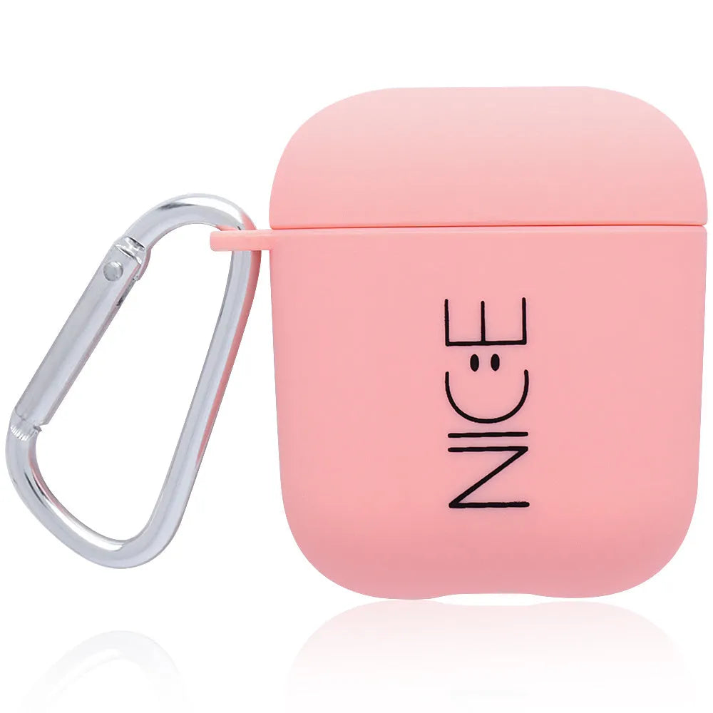 A hard PC back cover case for AirPods in various colours and decorative styles.