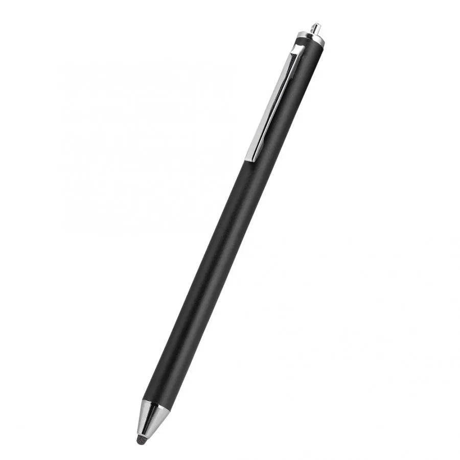 Metal touch screen stylus pen in black silver red sky blue gold pink and grey colours