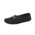 Women's flat casual plus size shoes in black, white and khaki with artificial PU upper