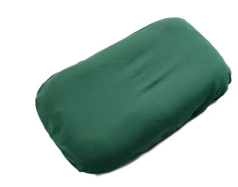 Beige portable cotton baby nest bed crib for newborns, measuring 75 cm by 45 cm.
