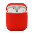 Silicone protective case cover for Apple AirPods 2 wireless earbuds in multiple colour options