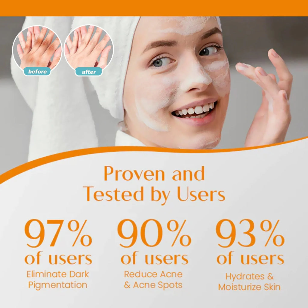 100g whitening vitamin body soap bar with kojic acid and botanical extracts