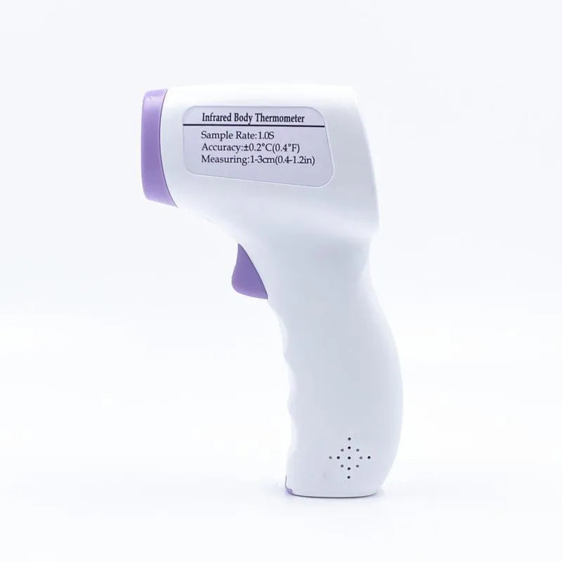 White digital non-contact thermometer for instant temperature measurement