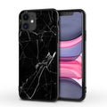 Marble pattern dual-layer iPhone case shown on iPhone 11 Pro Max