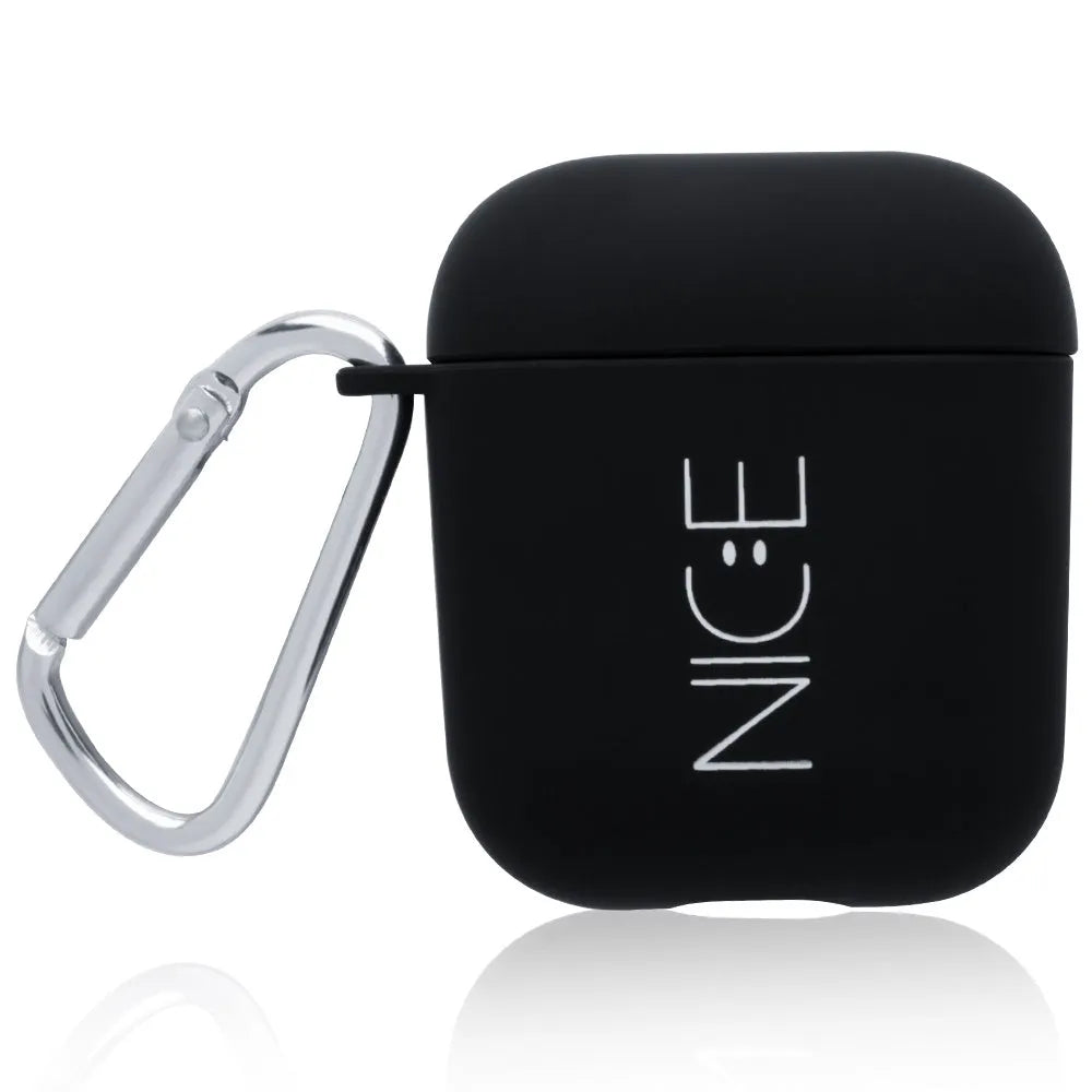 A hard PC back cover case for AirPods in various colours and decorative styles.