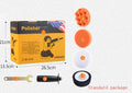 Yellow car polishing machine with 125mm disc for automotive and multi-surface applications