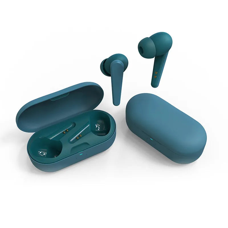 ANC active noise reduction wireless headphones in multiple colour options with earplug-style in-ear design